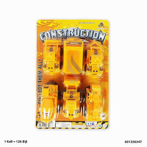 [801256347] TRUCK CONTRUCTION 6 PCS 6347