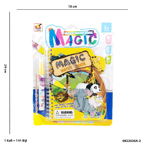 [0822036A-2] MAGIC WATER BOOK 2036A-2