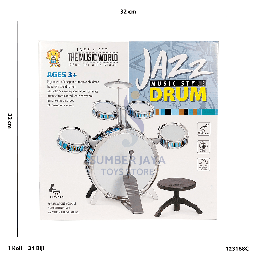 [123168C] JAZZ DRUM 168C