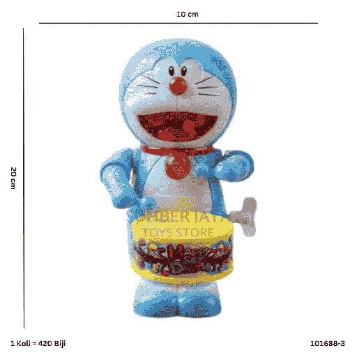 [101688-3] DORAEMON DRUM KTG 688-3