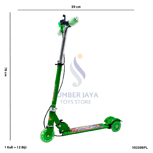 [103508PL] SCOOTER REM + LAMPU 508PL