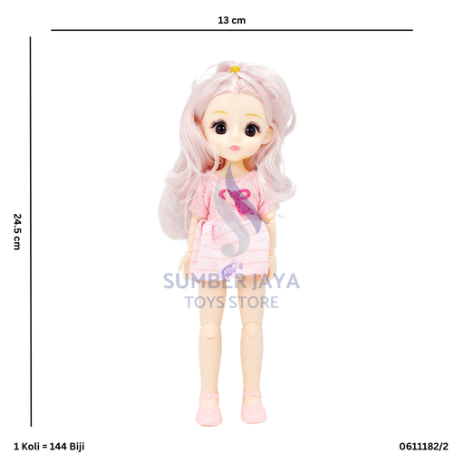 [0611182/2] JOINT GIRL DOLL 1182/2
