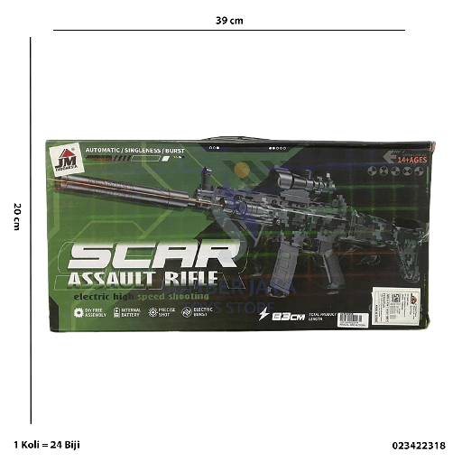 [023422318] MANUAL AND AUTOMATIC WATER GUN 22318