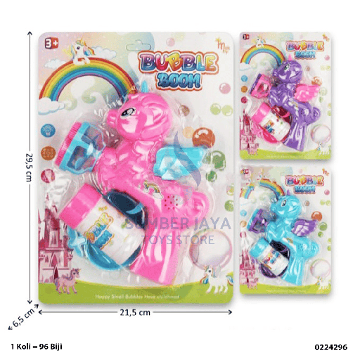[0224296] BUBBLE BOOM GUN KUDA PONI 296