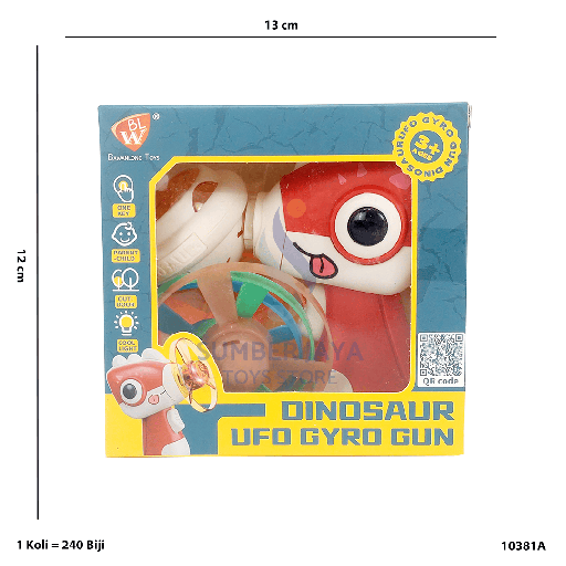 [10381A] DINOSAUR UFO GYRO GUN 81A