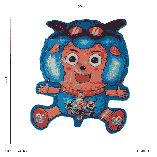 [5140010] BALON GAS NAGA CEWEK