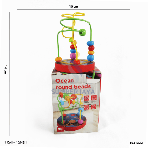 [1031322] OCEAN ROUND BEADS 1322