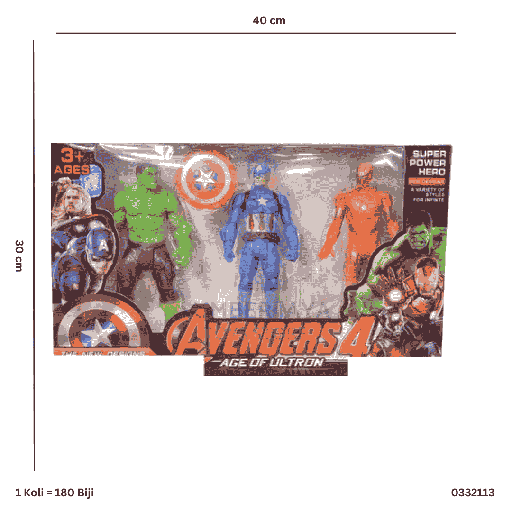 [0332113] AVENGERS 3PC 2113