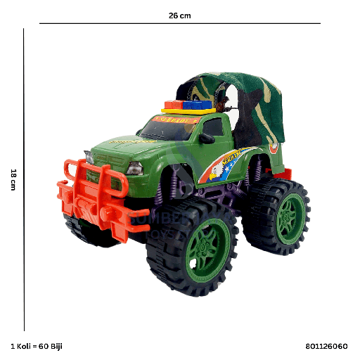 [801126060] BIG FOOT KECIL ARMY TERPAL 6060