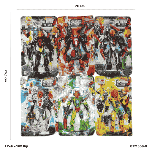 [0321308-8] RBT TRANSF HERO 1308-8