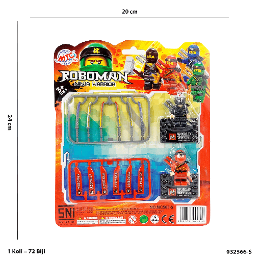 [032566-S] ROBOMAN NINJA WARRIOR 566-S