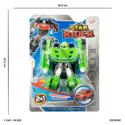 [0323492] ROBOT CAR DEFORMATION 3492