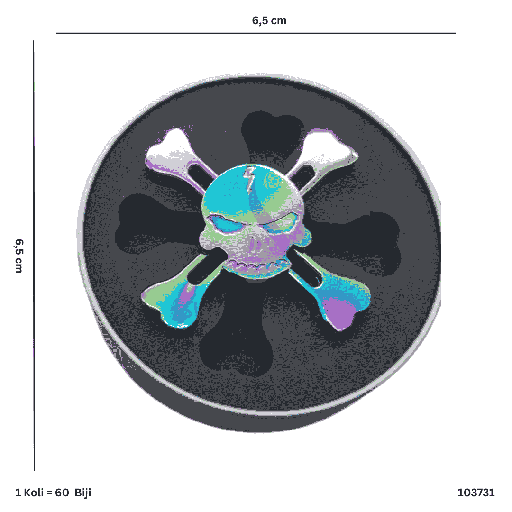 [103731] SPINNER TENGKORAK PELANGI 731