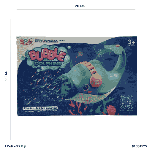 [81031525] BUBBLE DOLPHINS DOS 1525
