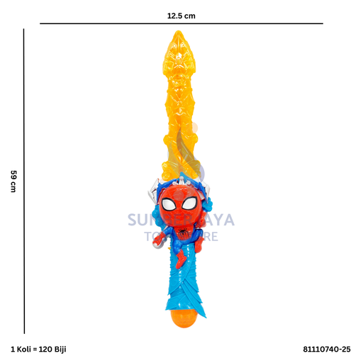 [81110740-25] B/O SWORD SPIDERMAN 0740-25