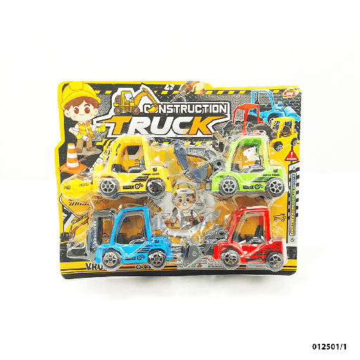 [012501/1] CONSTRUCTION TRUCK 4PC 01/1