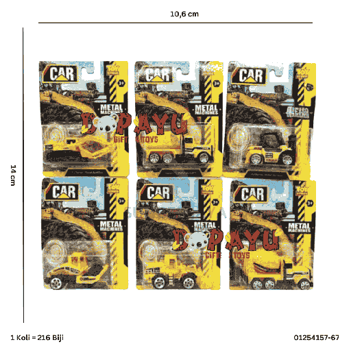 [01254157-67] DINO CONSTRUCTION TRUCK 4157-67