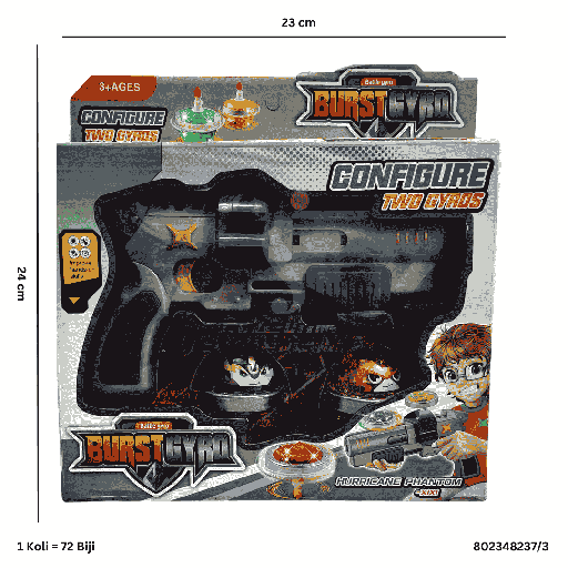 [802348237/3] BURST GYRO GUN 8237-3