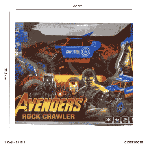 [0132210028] MBL R/C CRAWLER CAPTAIN AMERIKA 210028