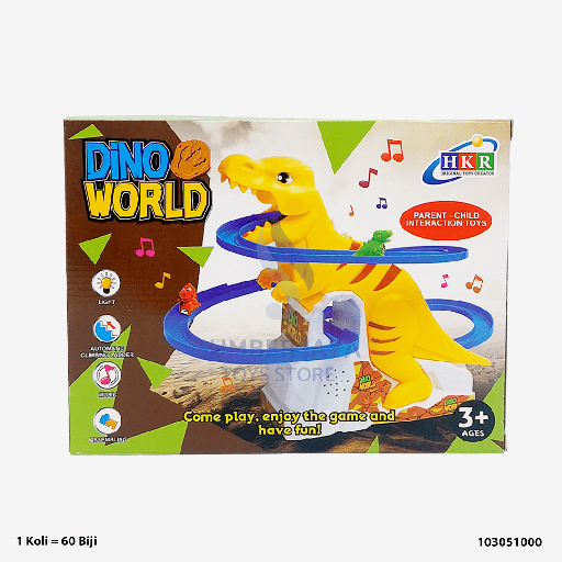 [103051000] DINO WORLD COASTER 4PC 051000