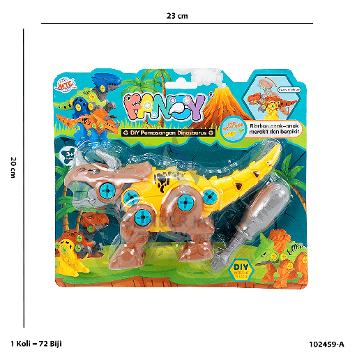 [102459-A] DIY DINOSAURUS WORLD SERIES 459-A