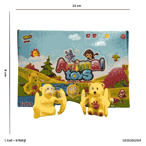 [1031003/04] ANIMAL TOYS 1003/04