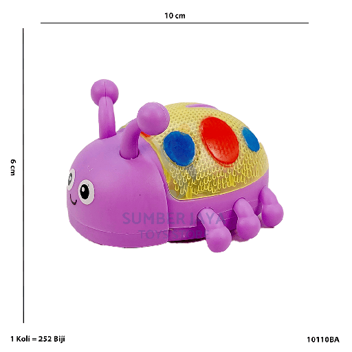 [10110BA] LADY BUG TARIK LAMPU BA 10