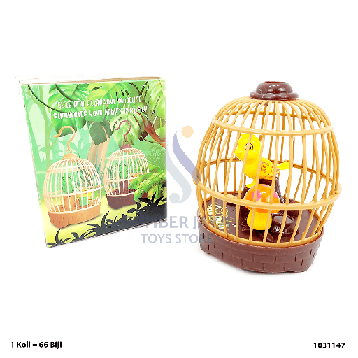[1031147] BIRD CAGE WOOD B/O 1147