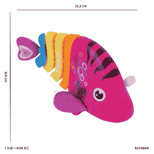 [1010668] IKAN RAINBOW KTG 0668