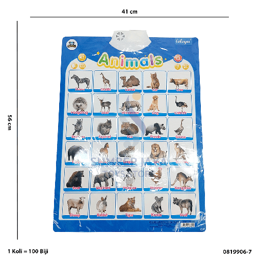 [0819906-7] AUDIO WALL CHART ENGLISH 9906-7