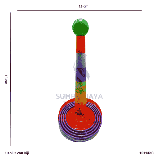[10114XC] TOWER SET 4 RING XC14