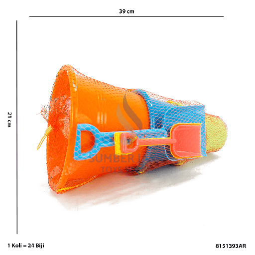 [8151393AR] EMBER PANTAI BESAR 3PCS AR 393