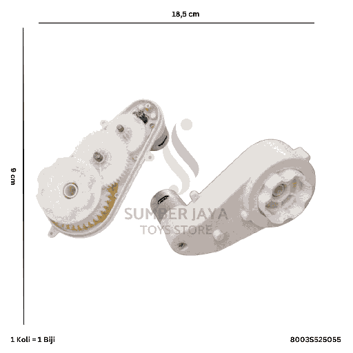 [8003S525055] GEARBOX LEFT BLKNG FORZA 12V 5055