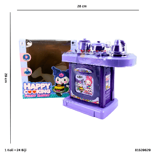 [81539629] HAPPY COOKING FUNNY RABBIT 9629