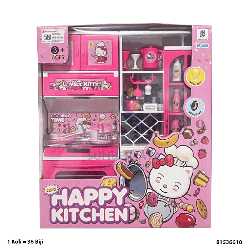 [81536610] HAPPY KITCHEN LEMARI BO+LOVELY KITTY 6610