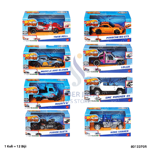 [8013370R] HOT WHEELS PULLBACK SPEEDERS 70R
