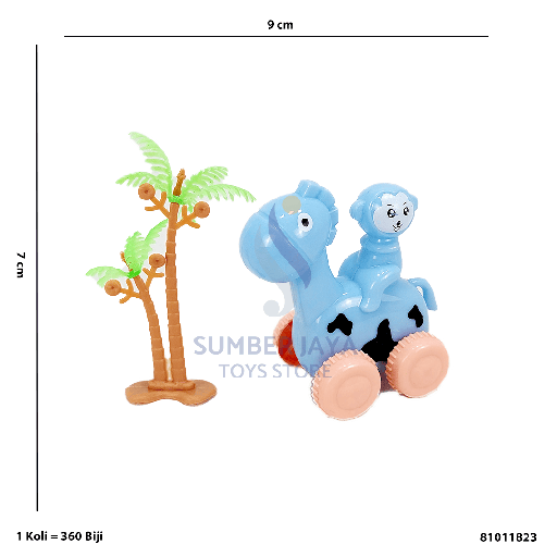 [81011823] JERAPAH DAN MONYET 1823